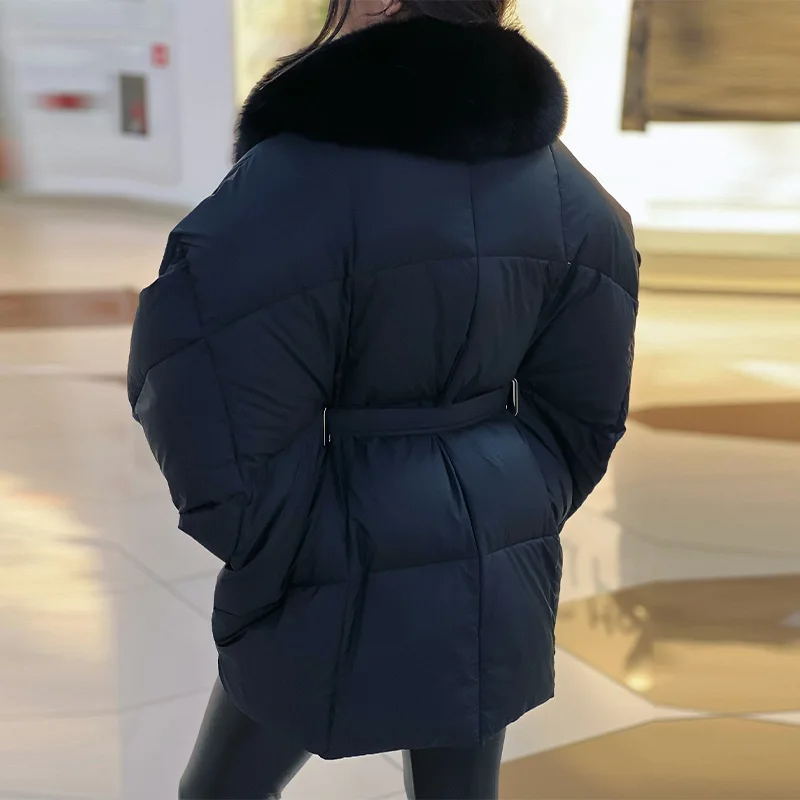 Элегантное модное толстое хлопковое пальто - Фотография_4