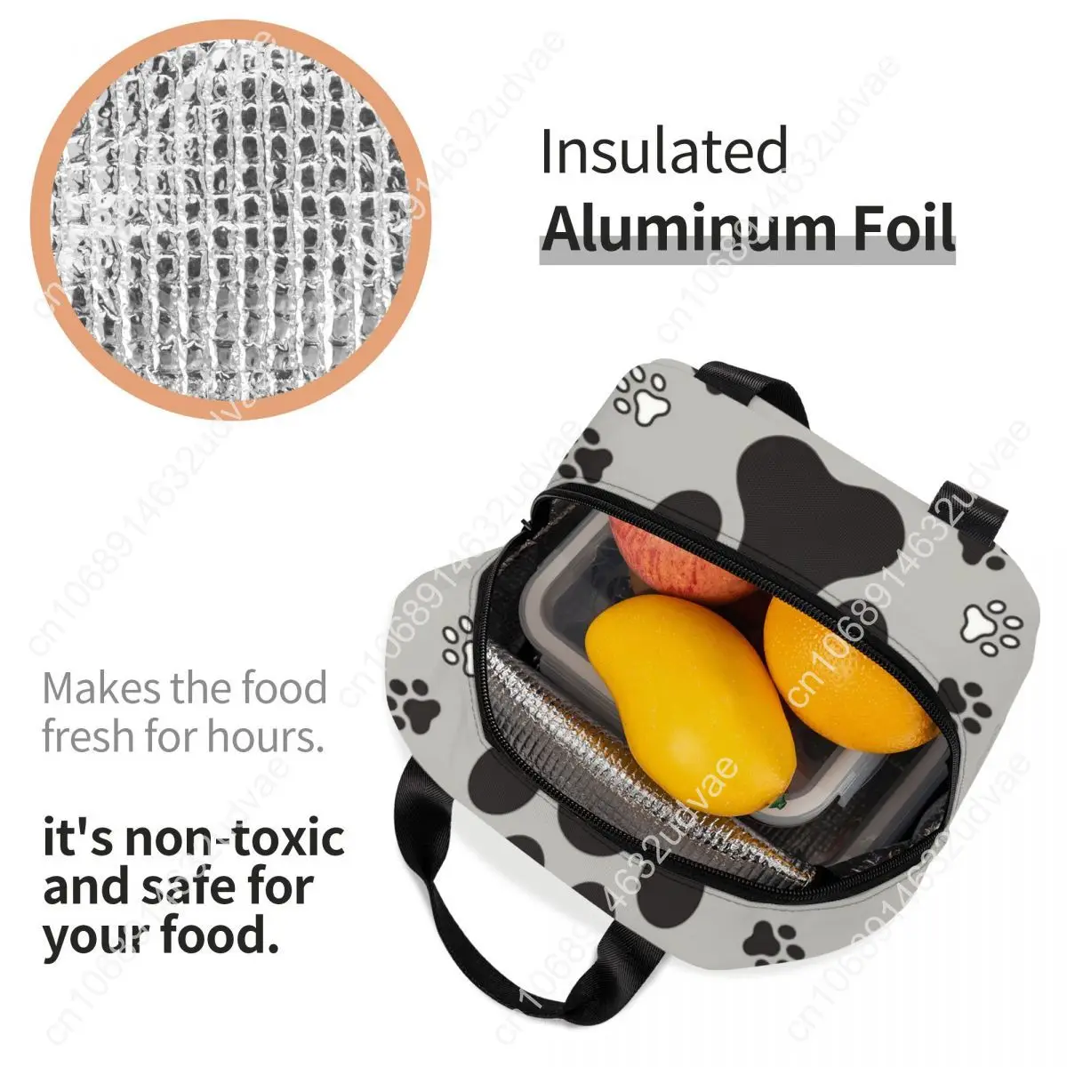 Портативный ланч-бокс со следами животных - Фотография_5