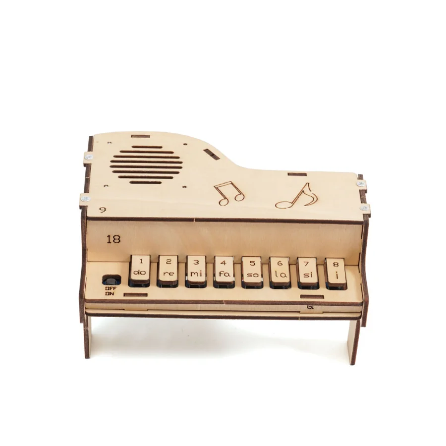 Деревянная модель электронного пианино «сделай сам» - Фотография_3