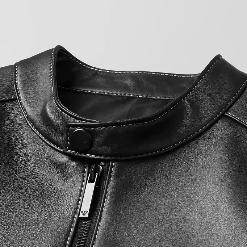 Мужское кожаное пальто - Фотография_3