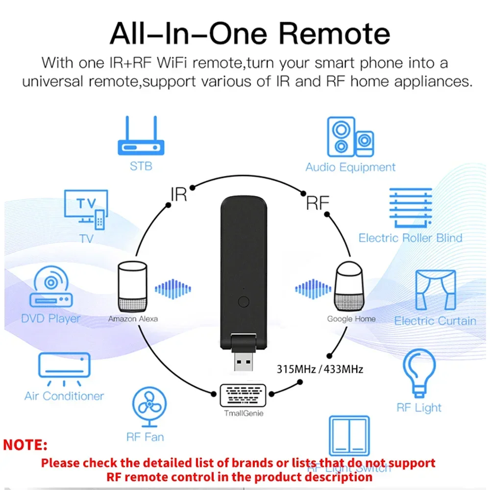 Tuya smart rf ик-пульт дистанционного - Фотография_2