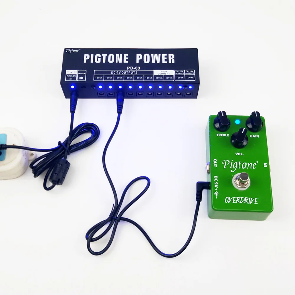 Pigtone pd-03 10 выходов для защиты от напряжения 9 в/12 в/18 в - Фотография_2