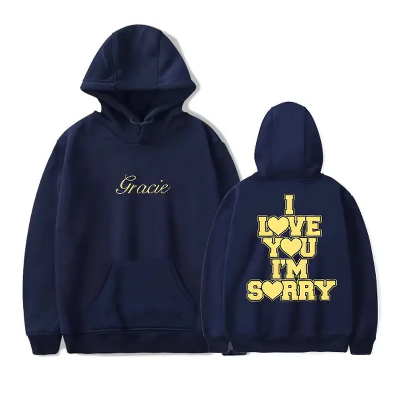 Толстовка с капюшоном gracie abrams i love you i'm sorry