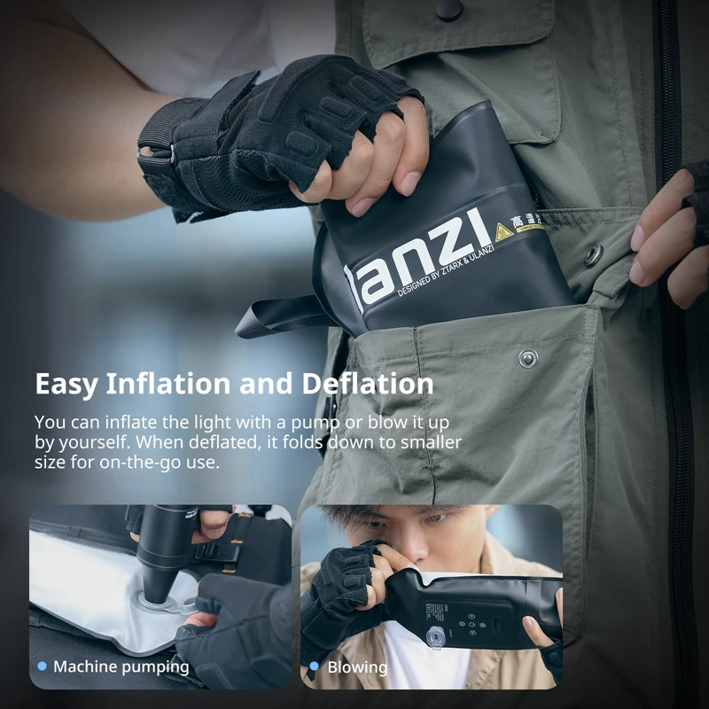 Портативный воздушный трубчатый светильник 12 вт - Фотография_6