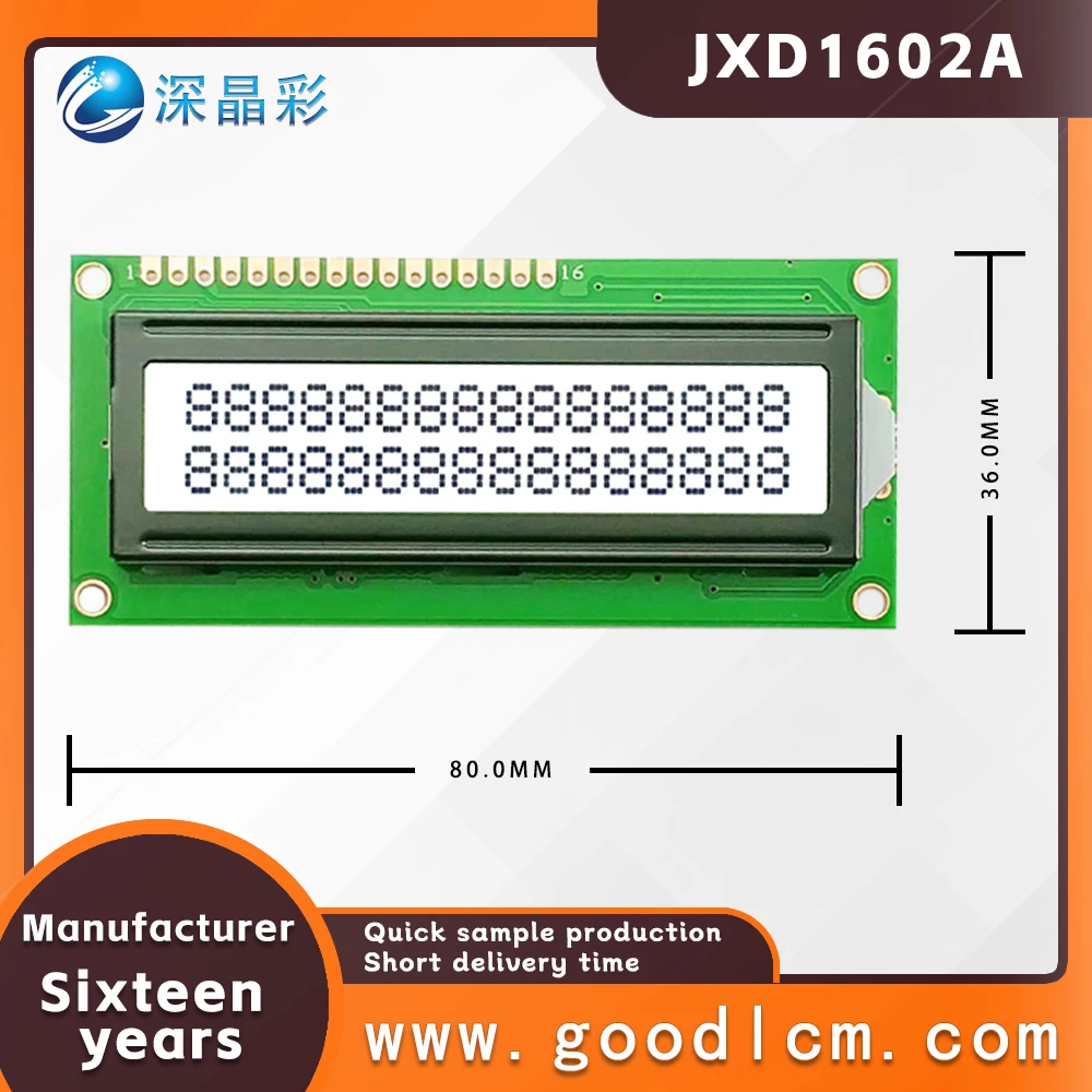 1602a 2x1 6 жк-дисплей 16x02 i2c - Фотография_3
