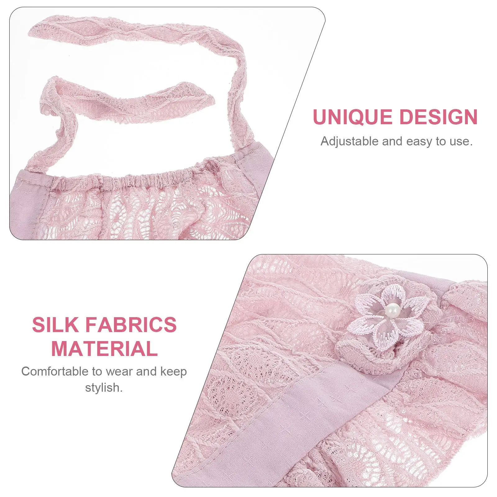 Кружевная шапка для новорожденных - Фотография_3