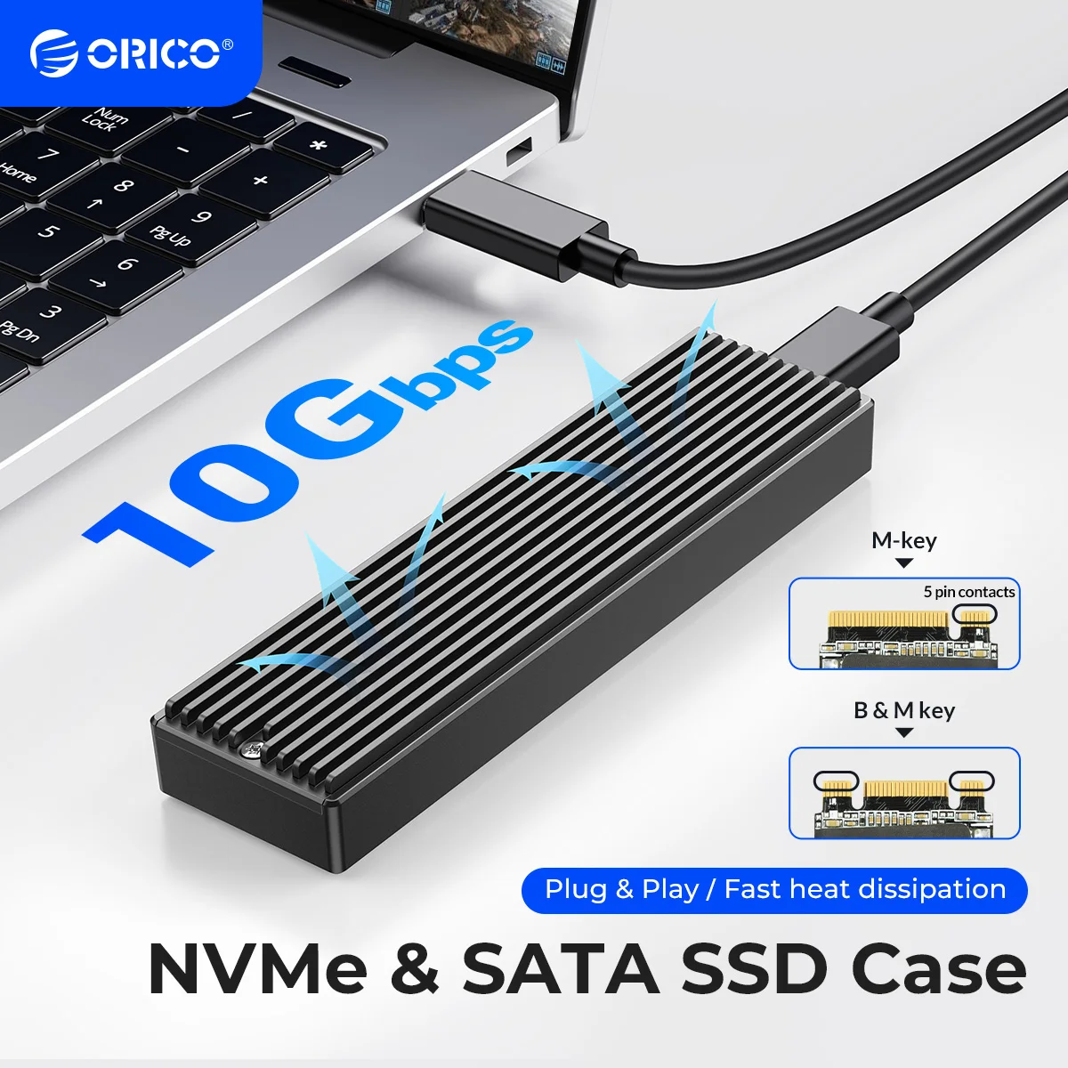 Orico m2 ssd case nvme usb type