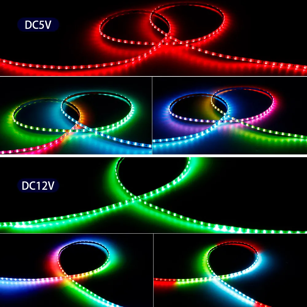 Rgb dream меняющие цвет светодиодные ленты ws2812 2020 ультра узкие 2 - Фотография_5