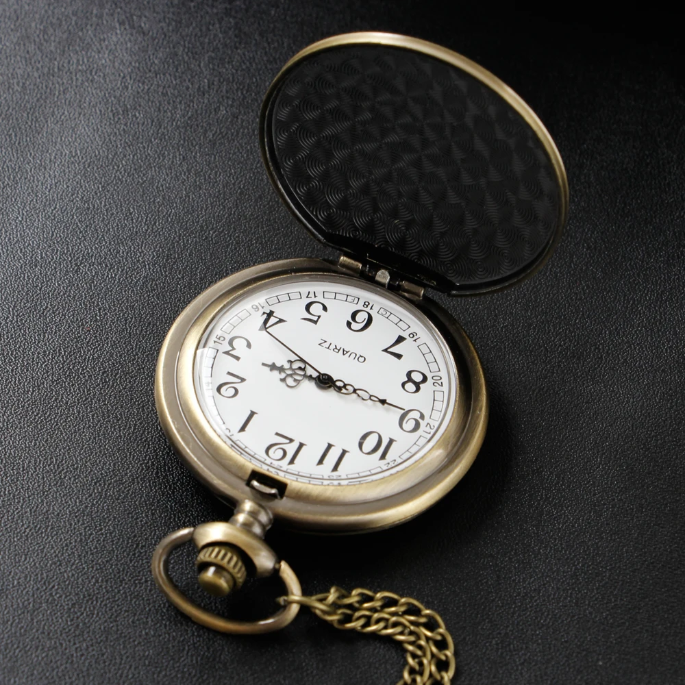 Bronze vintage bat quartz pocket - Фотография_5