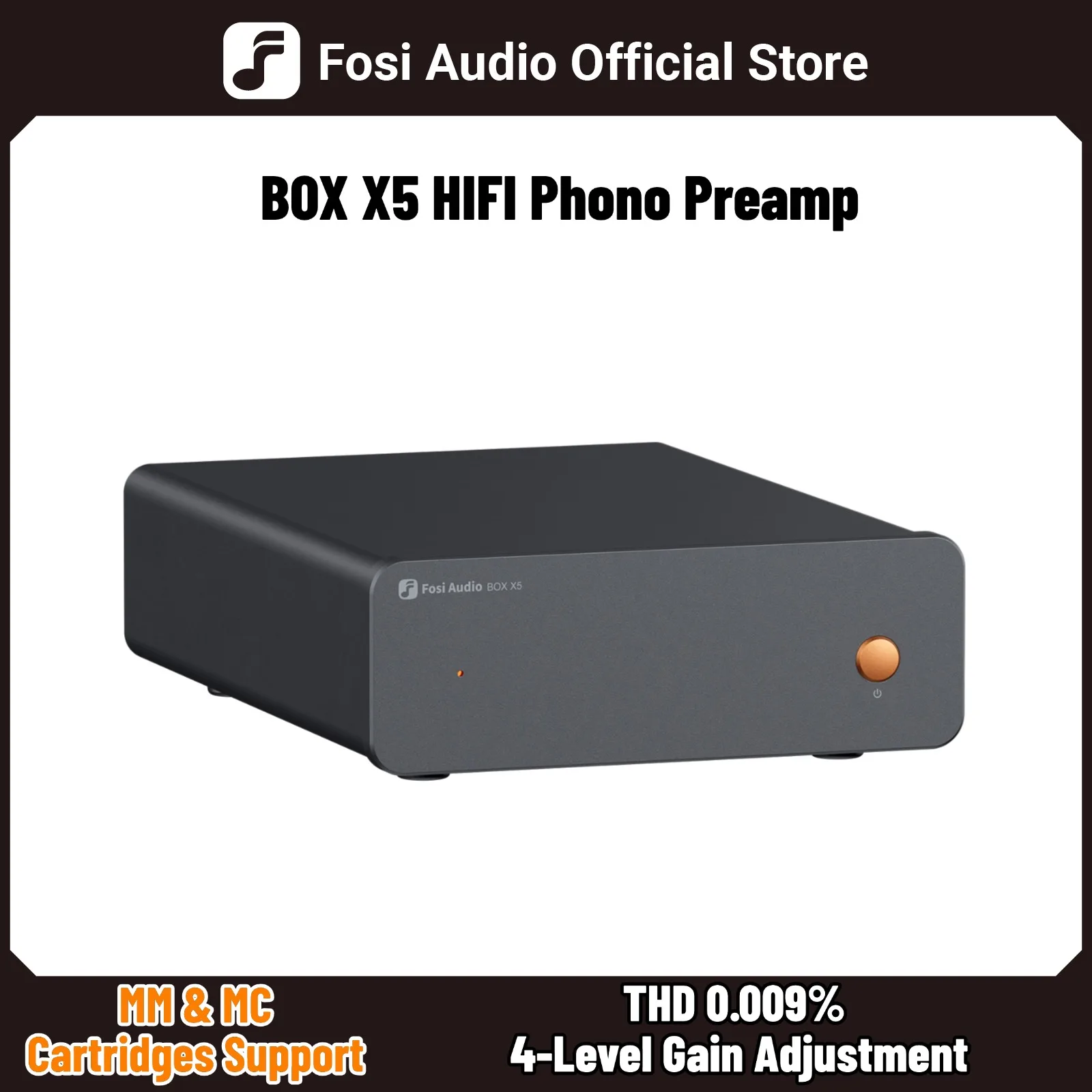 Fosi audio box x5 hifi phono preamp