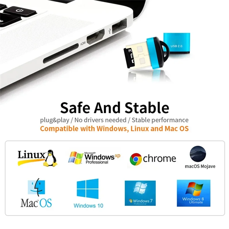 Мини usb 2,0 micro sim sd/tf устройство для чтения карт памяти - Фотография_5