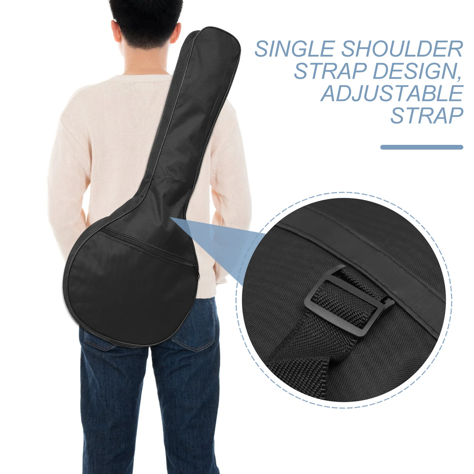 Утолщенная сумка-мандолина из ткани оксфорд - Фотография_5