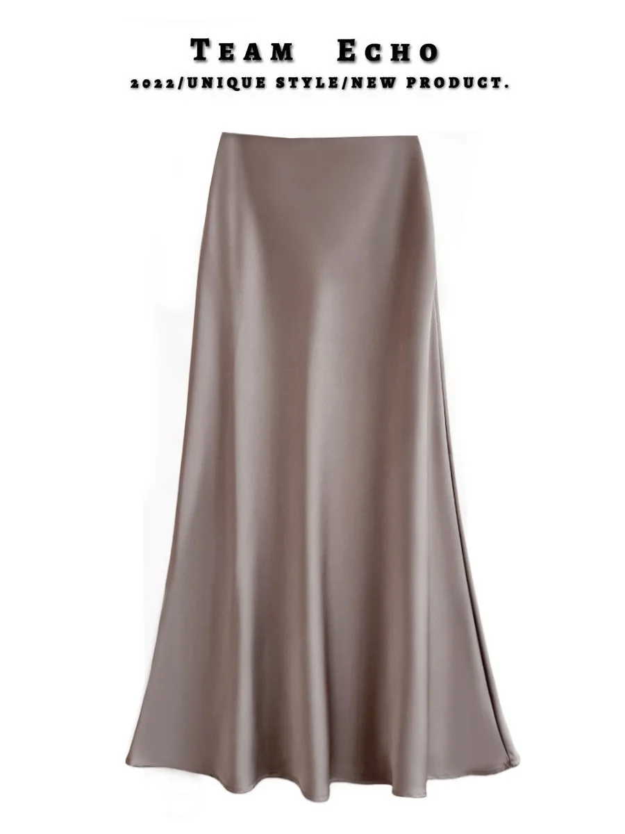 Женская атласная юбка 2026 - Фотография_3