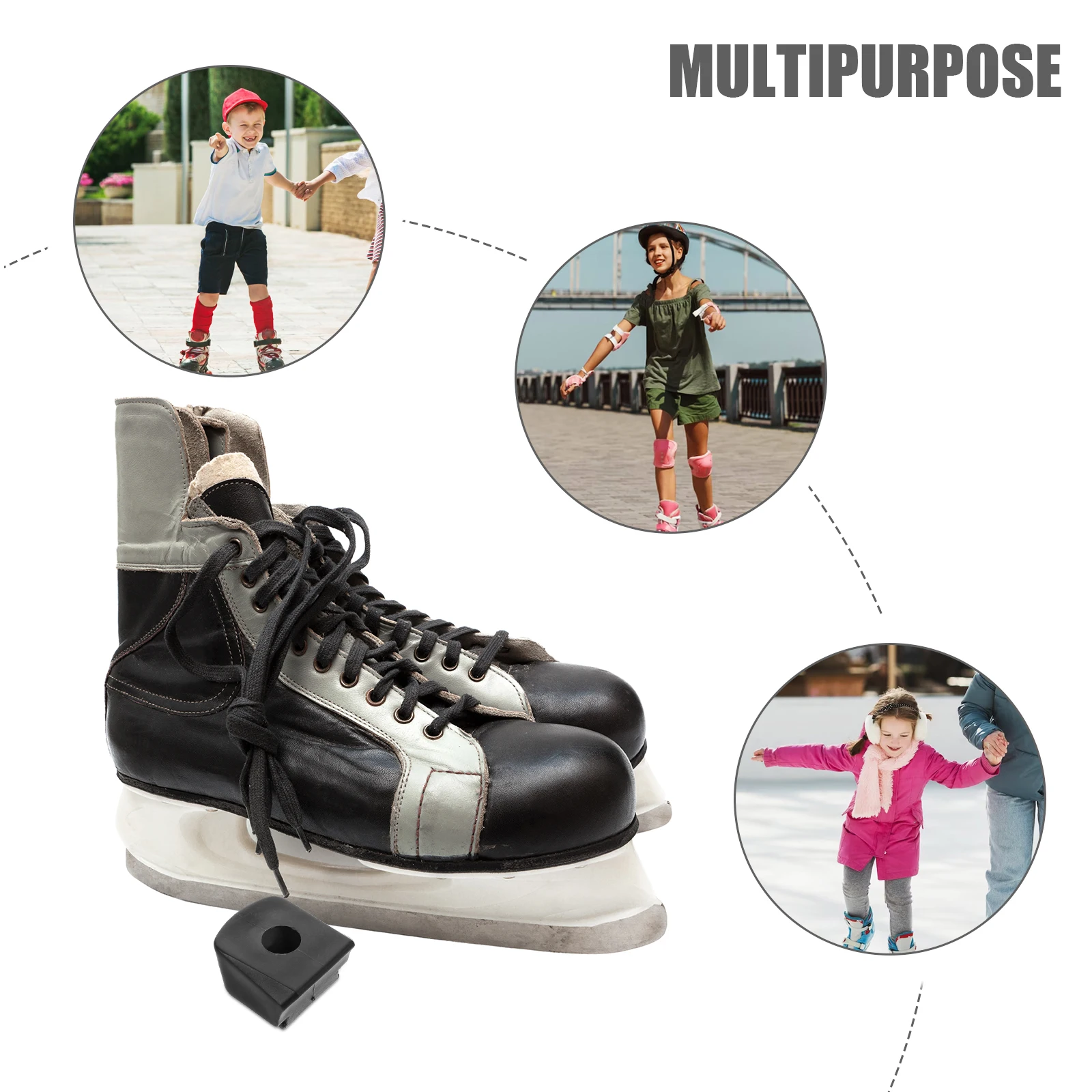 1 комплект, компактные тормоза для роликовых коньков для ежедневной замены - Фотография_3