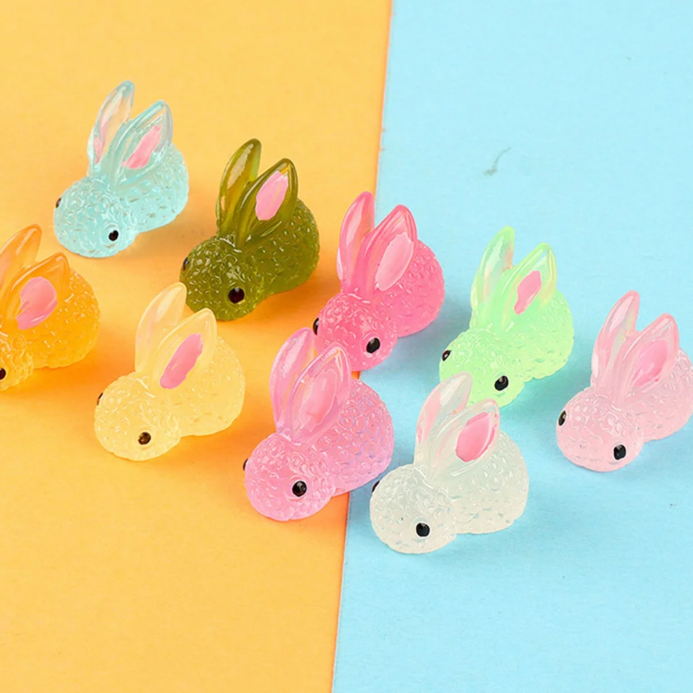 Мини-смола, декор в виде кролика - Фотография_3