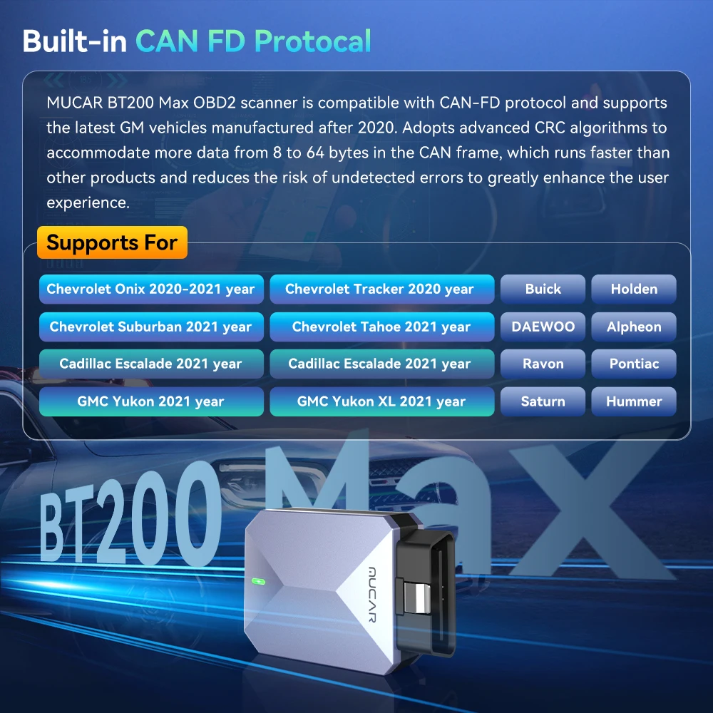 Бесплатное обновление на весь срок службы сканера mucar bt200 max obd2 - Фотография_5