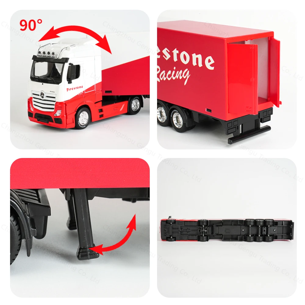 Bburago 1:43 mercedes-benz actros - Фотография_6