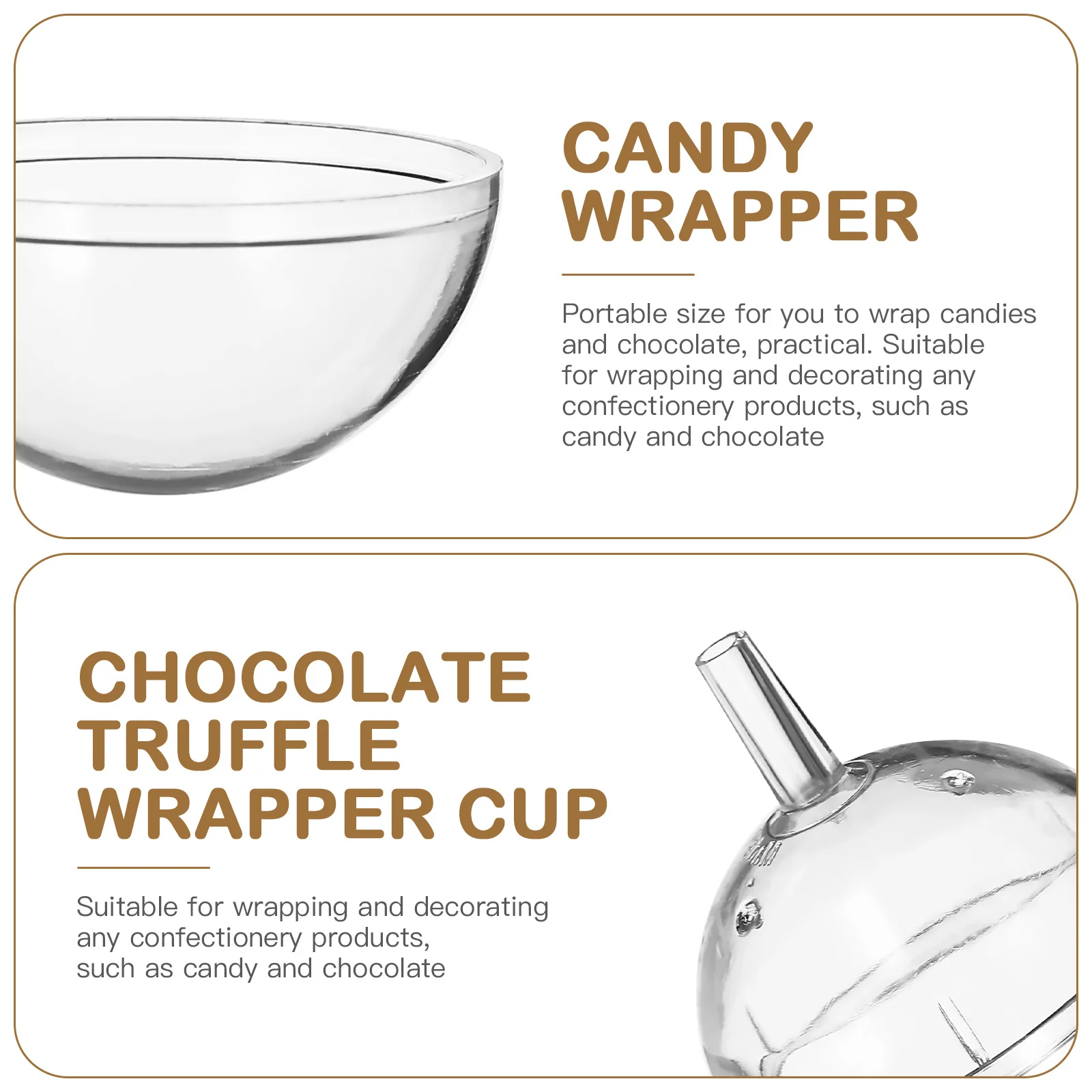 Прозрачные пластиковые чашки для шоколадной упаковки - Фотография_5