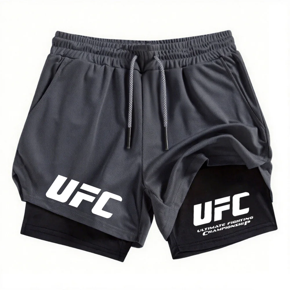 Летние мужские спортивные шорты ufc - Фотография_4