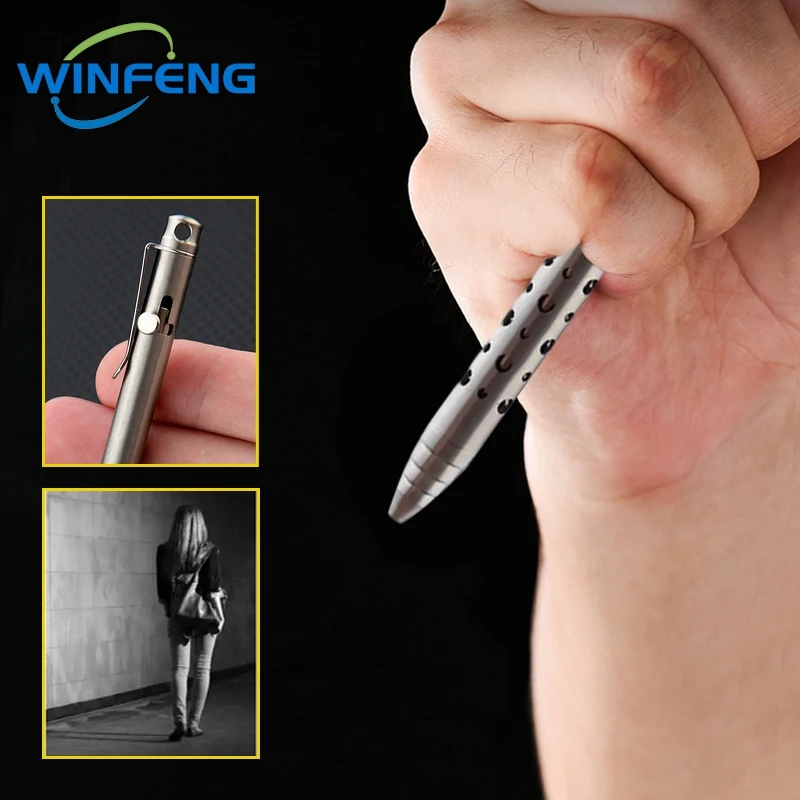 Высококачественная шариковая ручка из титанового сплава - Фотография_3