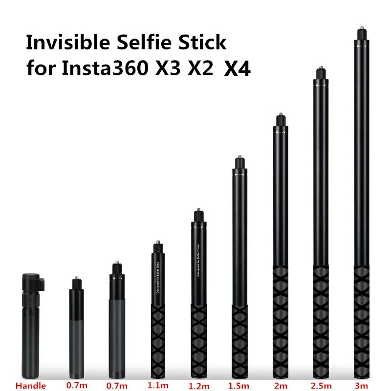 Невидимая палка для селфи для insta360 x3 x2