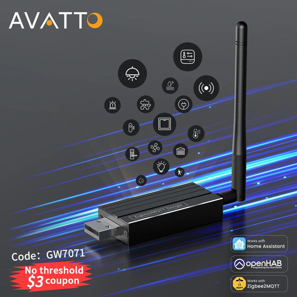 Avatto zigbee 3.0 usb dongle plus