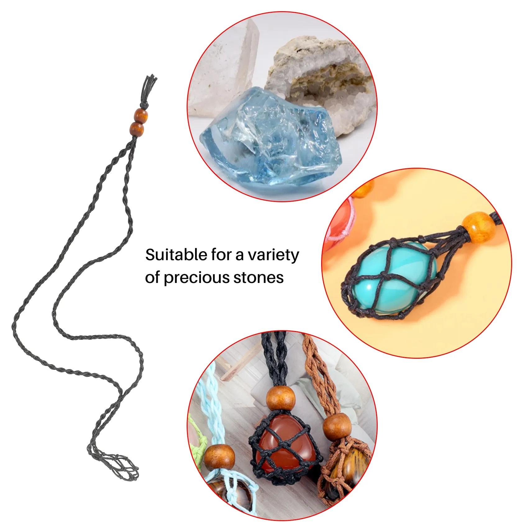 Abqr шнур для ожерелья