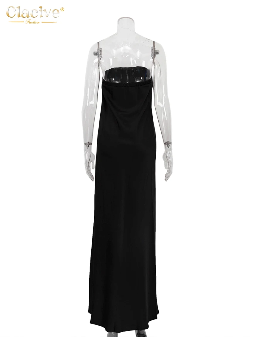 Clacive летнее свободное черное - Фотография_5