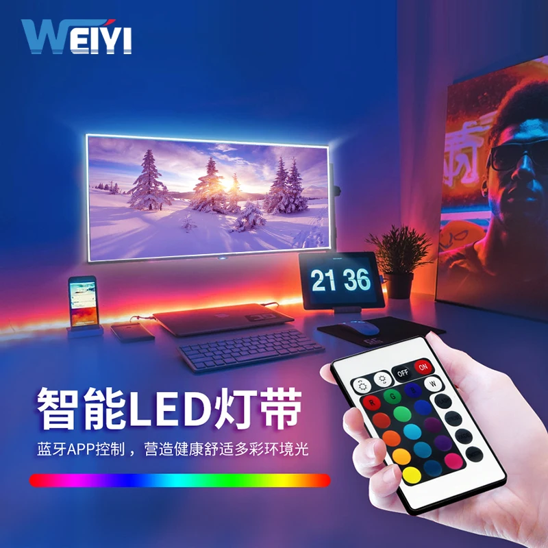 Rgb 5050 светодиодный светильник для комнаты - Фотография_4