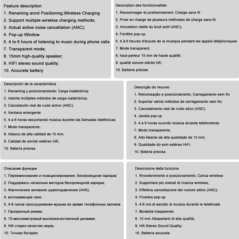 Беспроводные наушники air pro anc - Фотография_6