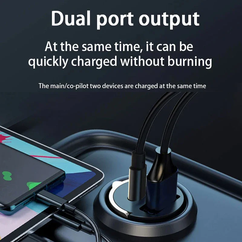 Автомобильное зарядное устройство qc3.0 pd 100 вт/200 вт - Фотография_2