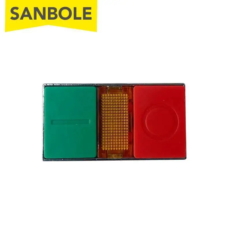 Кнопочный переключатель 22 мм красно-зеленый - Фотография_6