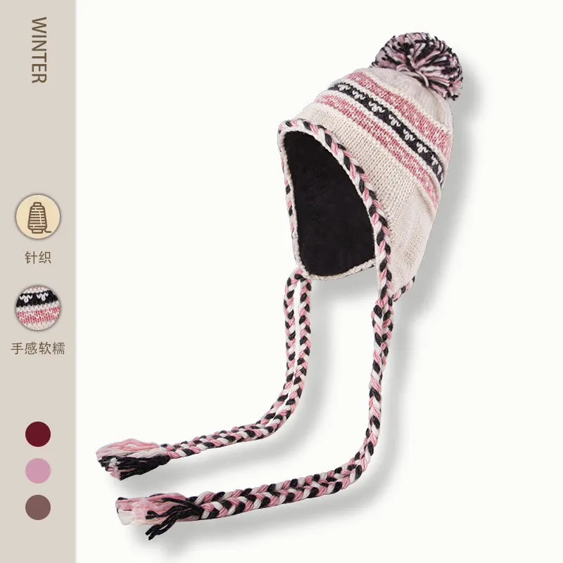 Японский зимний жаккардовый вязаный пуловер - Фотография_2