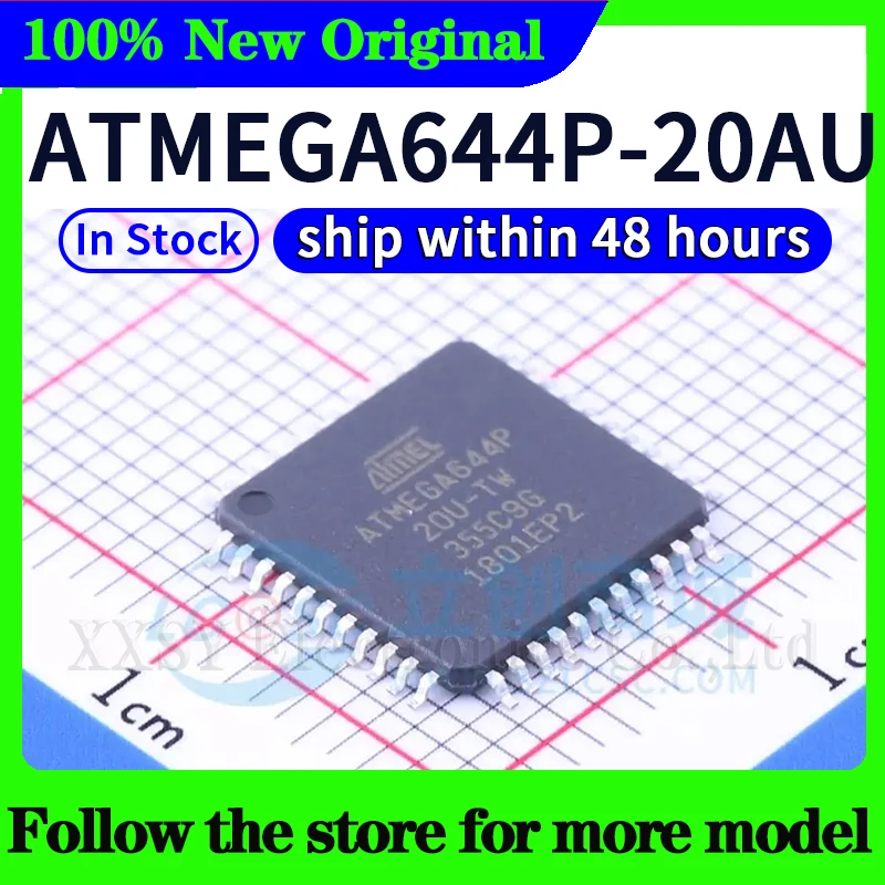 Atmega644pa-au atmega644-20au atmega644pv-10au - Фотография_6