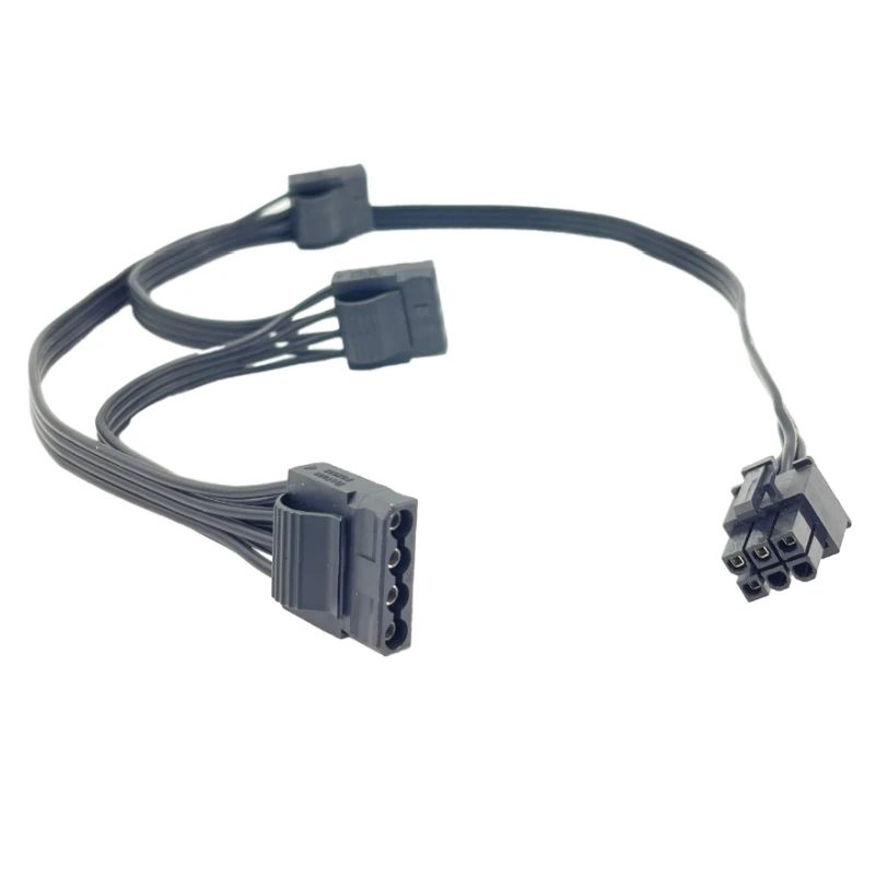 6-контактный на 3-контактный 4-контактный прямой кабель питания molex