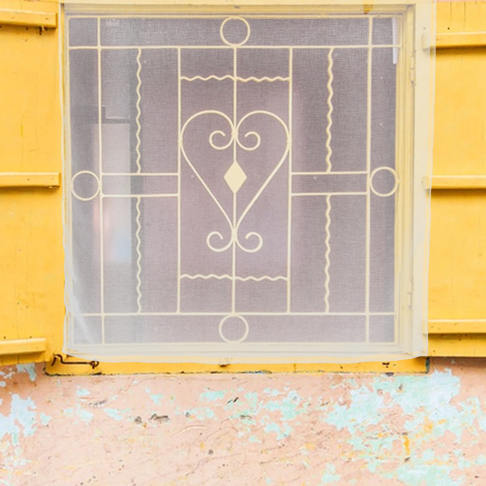 Белые короткие прозрачные шторы - Фотография_2