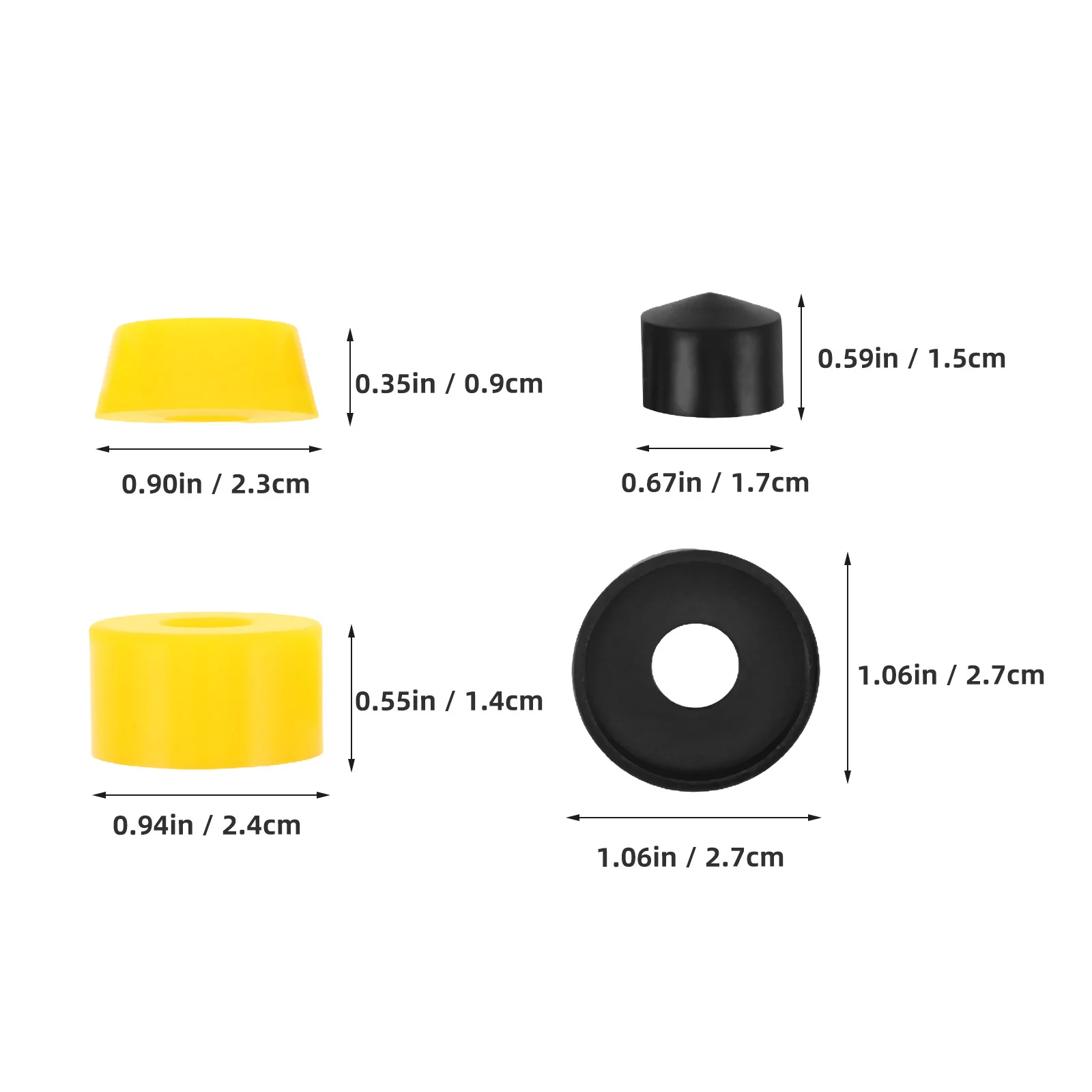 1 комплект амортизаторов для скейтборда - Фотография_6