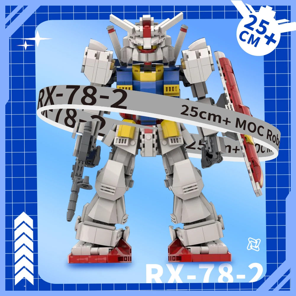 Набор строительных блоков moc mecha anime warriors robo - Фотография_2