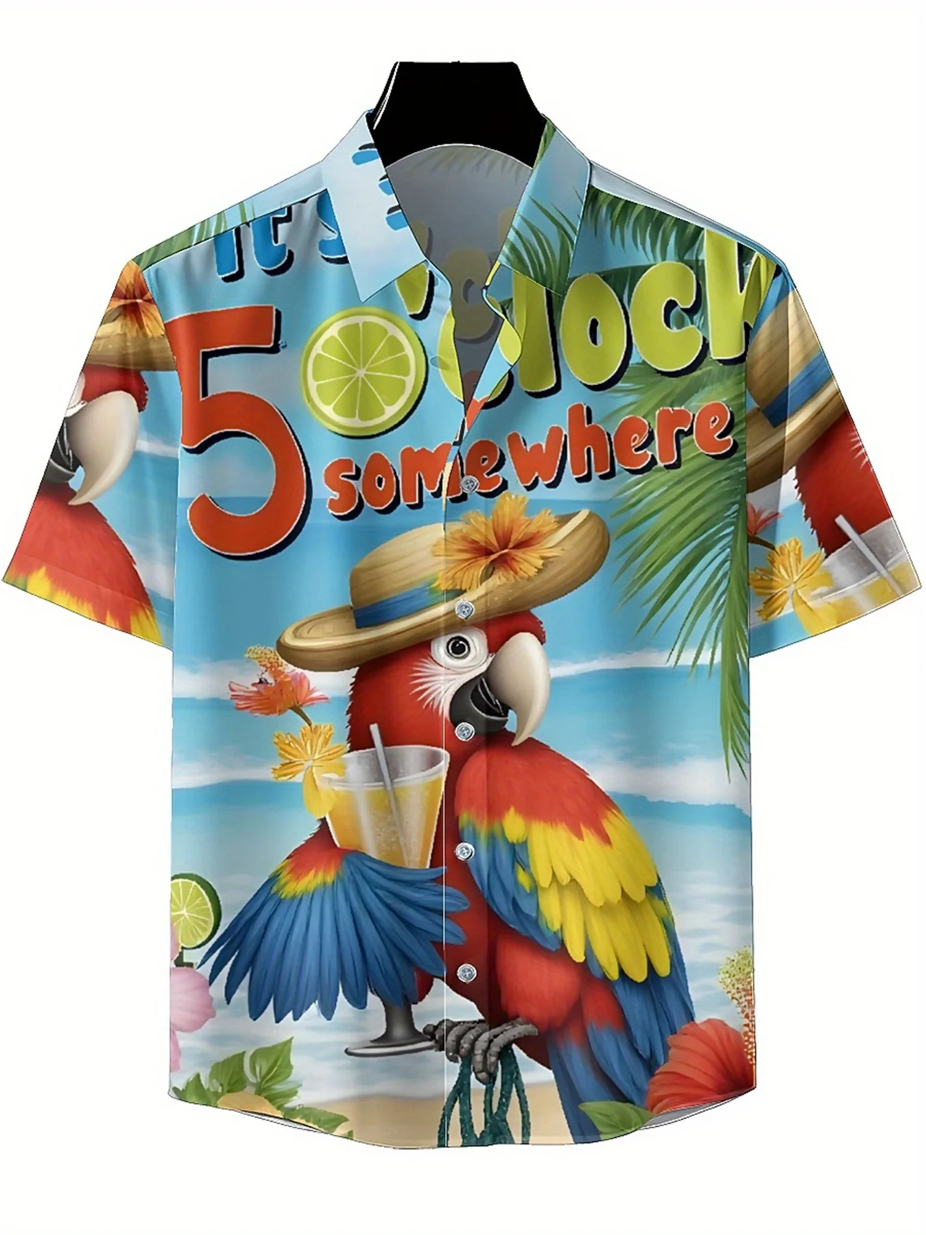 Мужские гавайские рубашки больших - Фотография_2