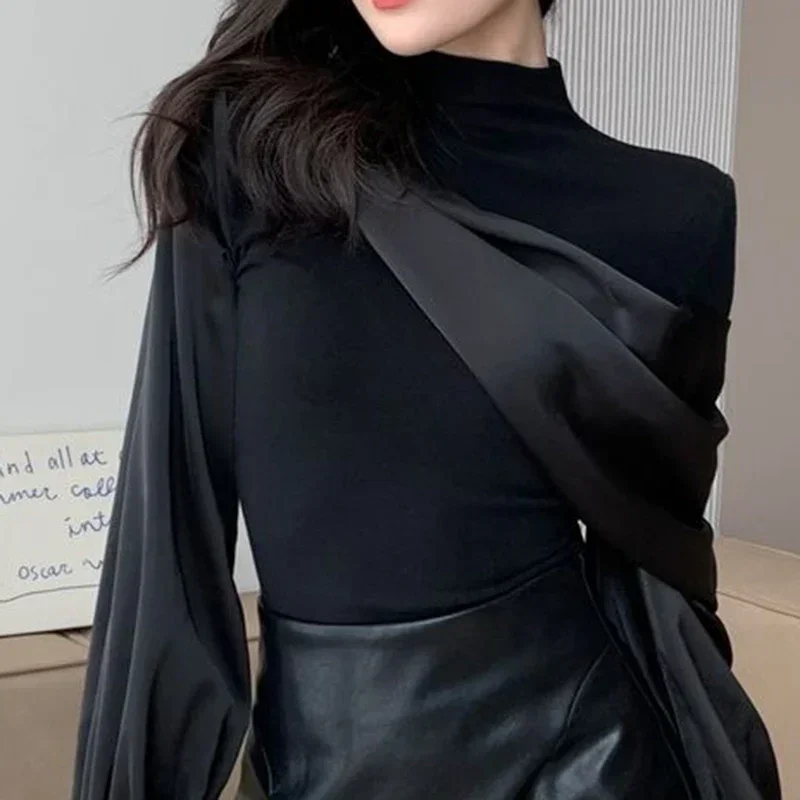 Женская рубашка с длинными рукавами - Фотография_2