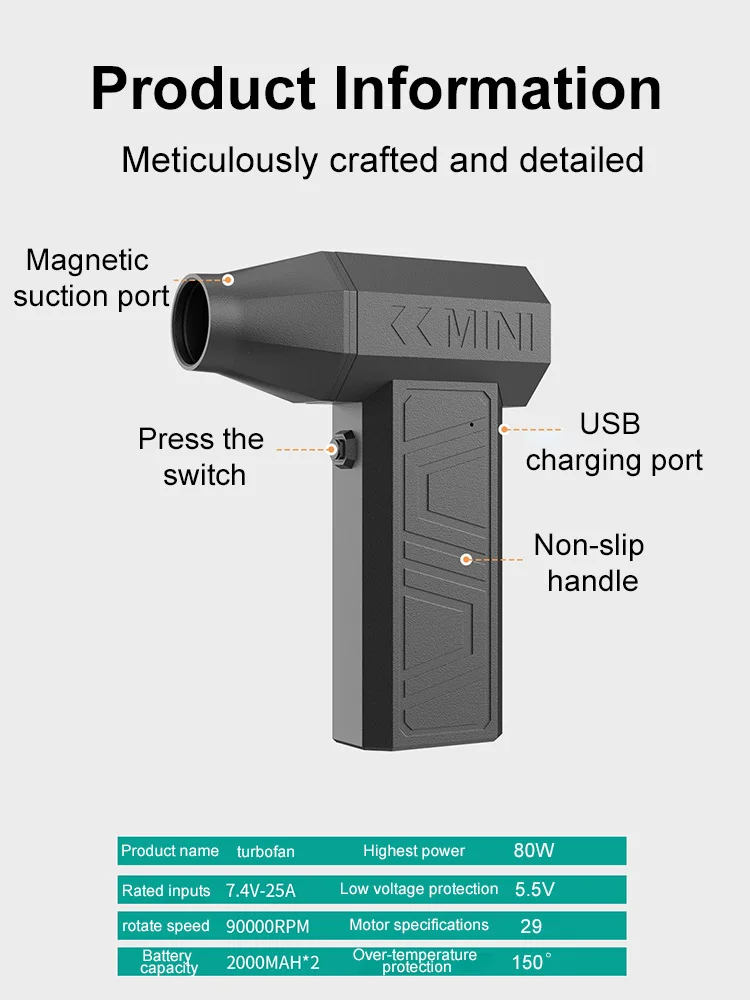 130000 высокомощный турбовентилятор rpm violent jetfan - Фотография_6