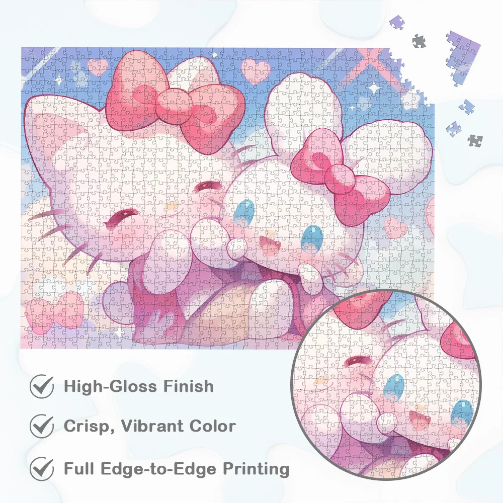 Пазлы hello kitty cinnamoroll для взрослых sanrio - Фотография_2
