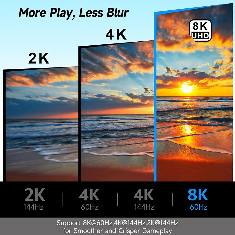 Адаптер mini displayport-displayport 8k60hz dp2 - Фотография_5
