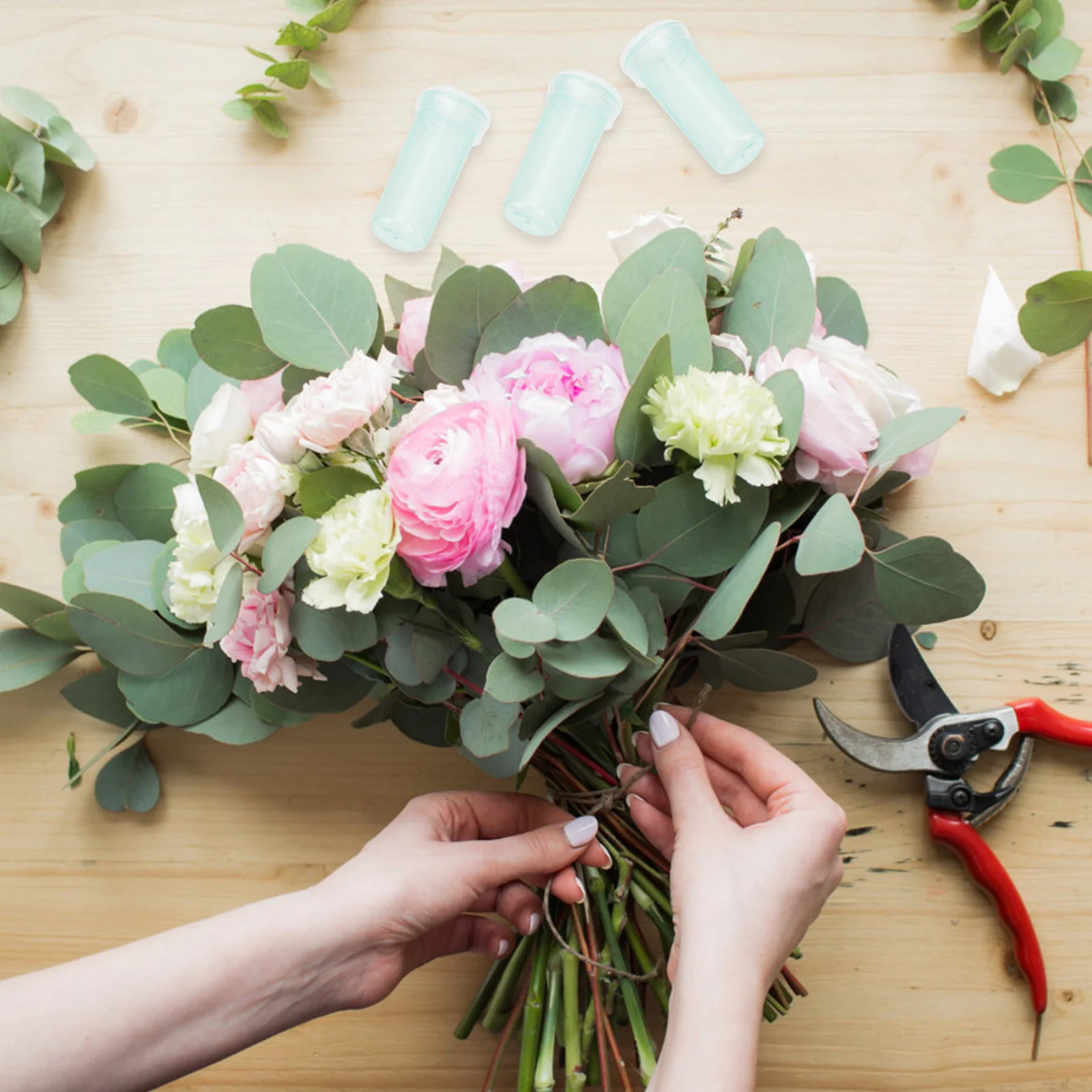 Премиальные полипропиленовые трубки для сохранения свежести цветов - Фотография_4