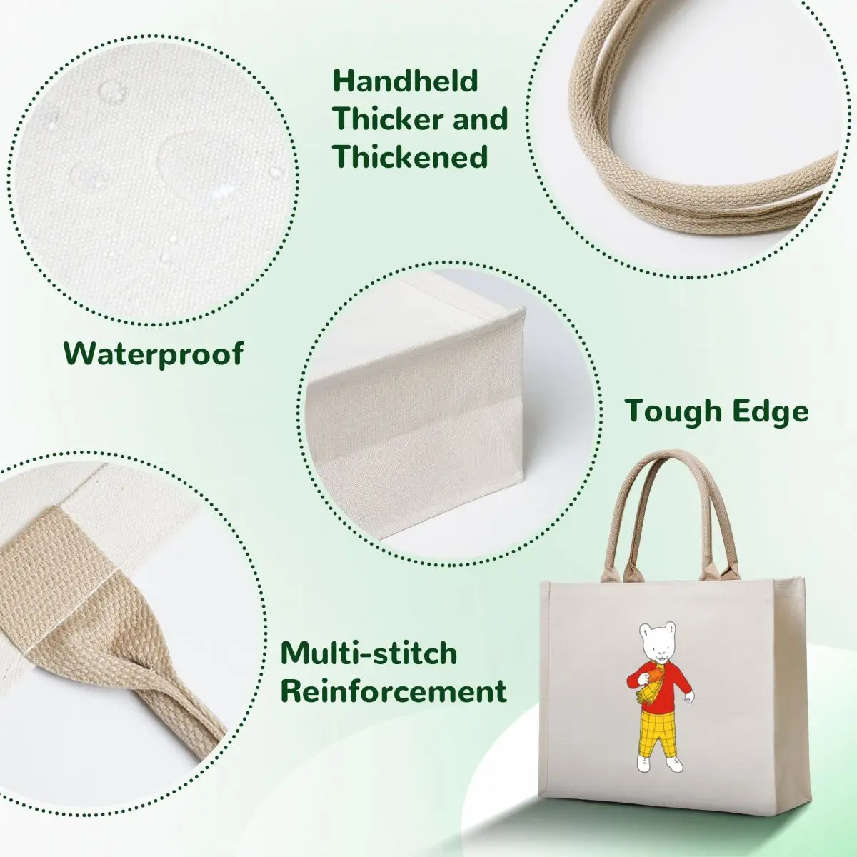 Сумка-тоут с медведем rupert - Фотография_4