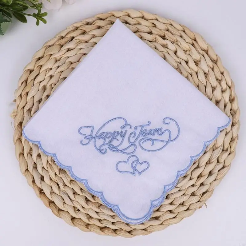 K3kf вышитый happy tears cotton - Фотография_5