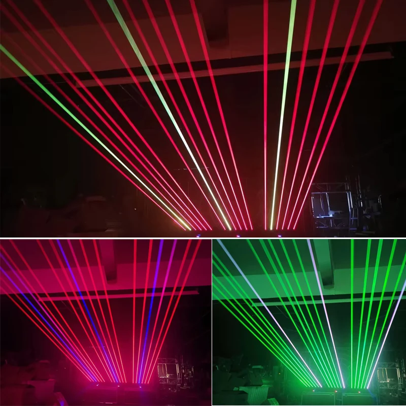 8-глазный красный лазер + светодиодные rgb-лампы с подвижной головкой - Фотография_6