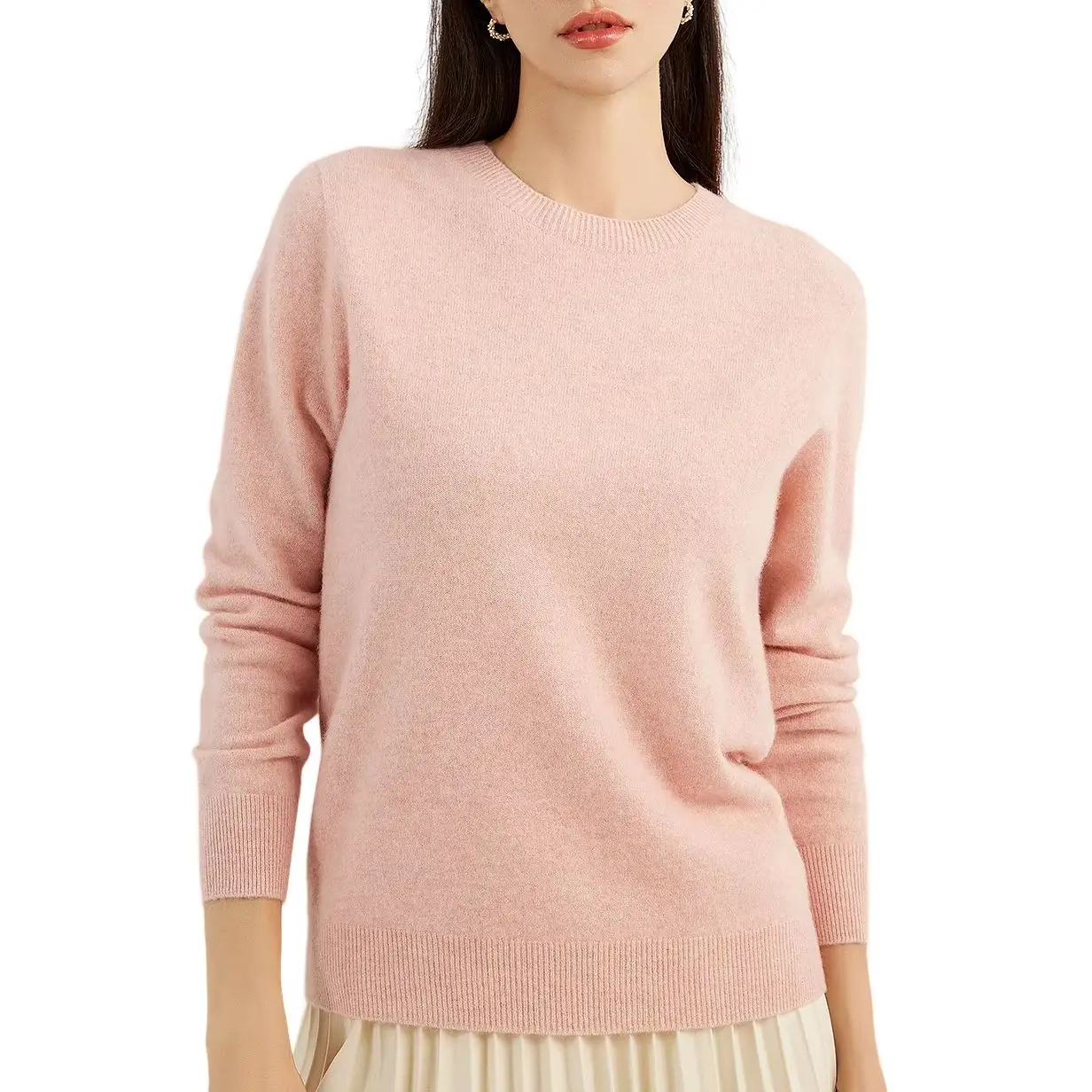 Женский свитер из 100% чистого кашемира - Фотография_4