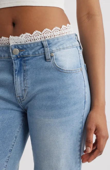 Женские новые джинсы с высокой талией в европе и сша - Фотография_4