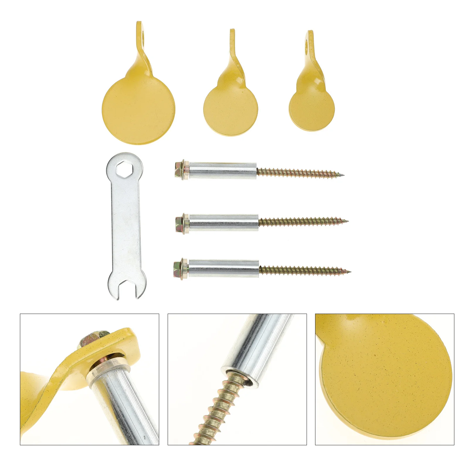 1 комплект, небольшая вращающаяся мишень из нержавеющей стали - Фотография_4